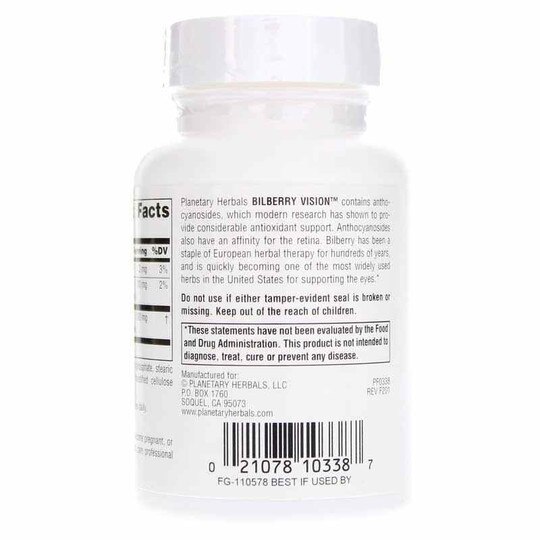 Bilberry Vision, Herbals